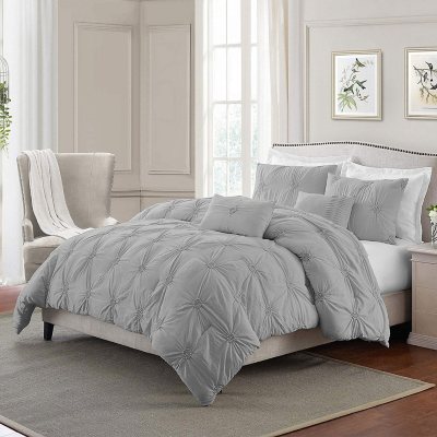 Grey deals comforter full