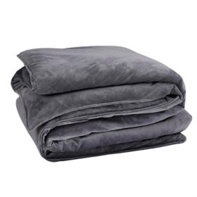 Adult Weighted Blanket With Removable Cover, 10-20 lbs., Assorted Colors