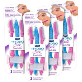Schick Hydro Silk Facial Touch-Up Razor, Dermaplaning Tool (3 ct., 4 pk.)