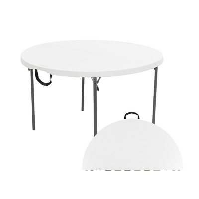 Round on sale folding table