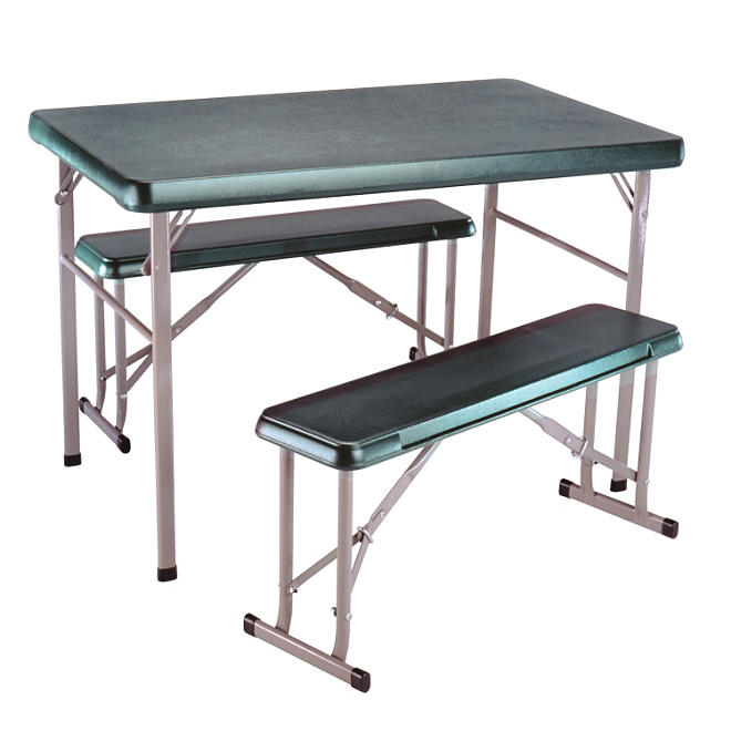 Lifetime® Sport Table with 2 Benches - Hunter Green