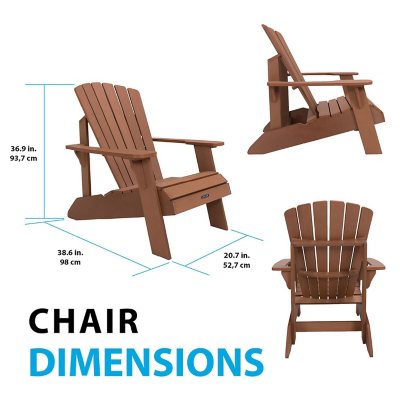 Lifetime Weather Resistant Adirondack Chair Choice of Color