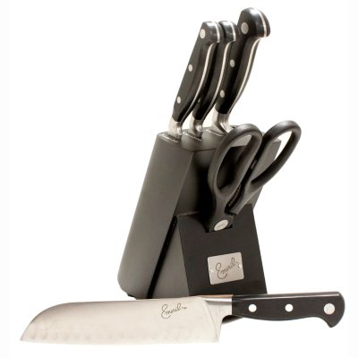 Emeril Lagasse Knives, Block And Extra Knife #10626