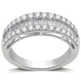 Diamond Band in 14K White Gold