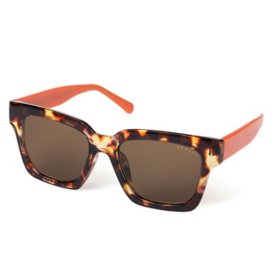 Radley London Mina Square Sunglasses, Tortoise & Orange, 102P