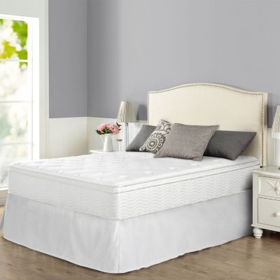 Night Therapy iCoil 12" Euro Boxtop Spring Mattress and ...