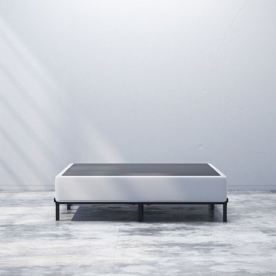 Zinus No Assembly Full White Metal Box Spring 9 in. Profile