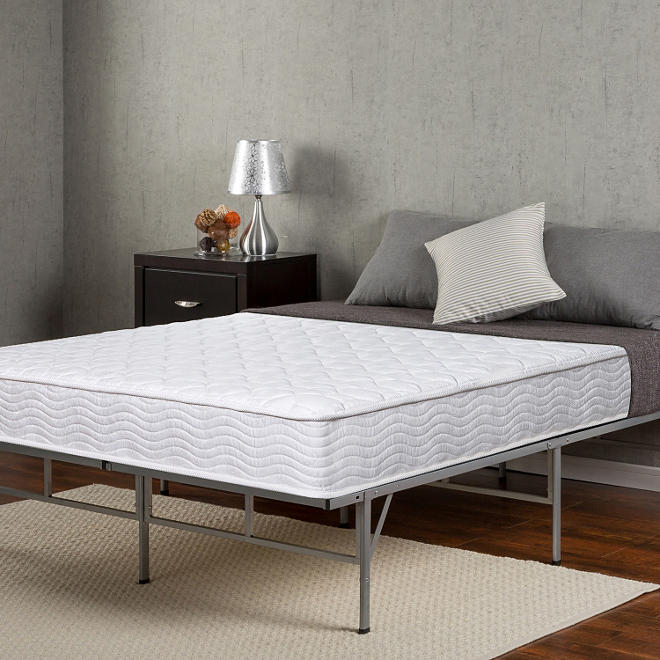 Night Therapy Spring 8-Inch Mattress and Easy To Assemble Smartbase Set (Various Sizes)