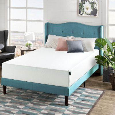 Zinus Therapy 12" Classic Green Tea Memory Foam Mattress - Sam's Club