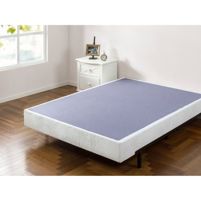 Full size box spring on sale and bed frame