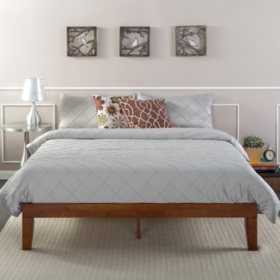 Night Therapy Cherry Solid Wood Platform Bed (Assorted Sizes)