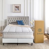 ZINUS Night Therapy 13" Euro Top Hybrid Queen Mattress and Box Spring Set