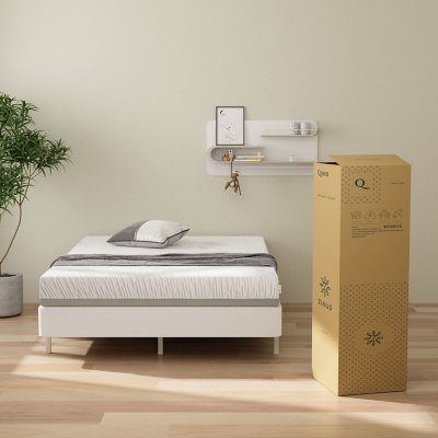 Sleep Therapy Natual Medium Plush Memory Foam Mattress, Twin