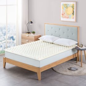 Zinus Night Therapy 2” Convoluted Copper Memory Foam Mattress Topper (Various Sizes)