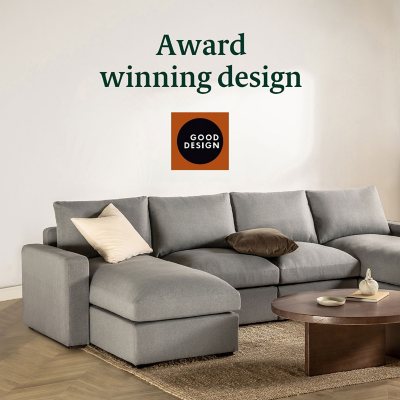 Double chaise deals corner sofa