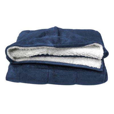 Pur Serenity 10 lb. Hooded Weighted Throw Grey or Navy Sam s Club