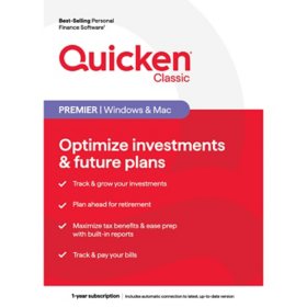 Quicken Classic Premier - Personal Finance Software | 1 Year