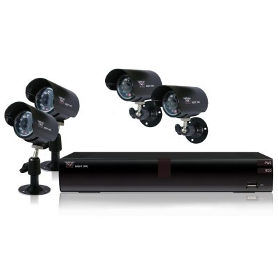 Night Owl 4 Channel 0-445 Surveillance System - 4 Cameras - Sam's Club