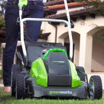 Greenworks 40V 19 Brushless Lawn Mower, 4.0Ah Battery