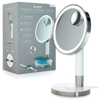 Atomi 9" LED Vanity Mirror with Qi Wireless Charging