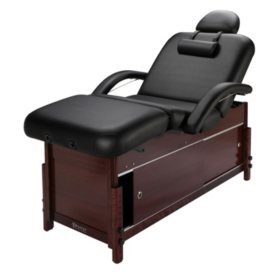 Master Massage 30" Cabrillo Stationary Massage Table Spa Salon Beauty Bed with Cabinet