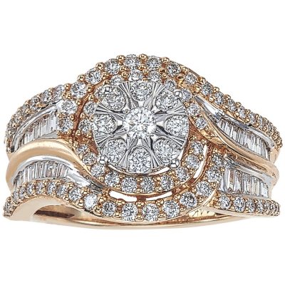 0.96 CT. T.W. Diamond Engagement Ring in 14K Gold Sam s Club