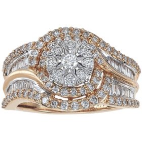 0.96 CT. T.W. Diamond Engagement Ring in 14K Gold