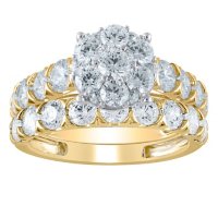 2.96 CT. T.W. Diamond Bridal Set in 14K Gold