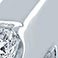 White Gold, variant on 1.96 CT. T.W. Round Cut Inside Out Diamond Hoop Earrings in 14K Gold