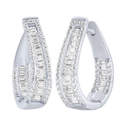 Sam's club diamond hoop earrings store