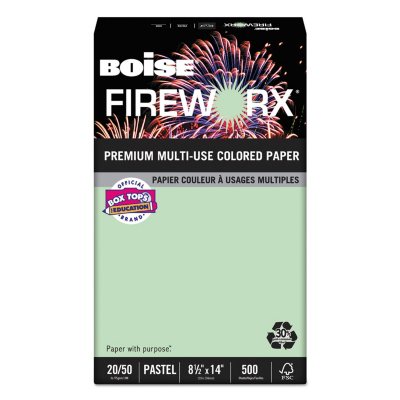 20lb Powder Pink BOISE CASCADE PAPER MP2201PK FIREWORX Colored Paper 8-1/2 x 11 500 Sheets/Ream 