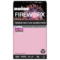 Boise - FIREWORX Colored Paper, 20lb, 8-1/2 x 14, 500 Sheet Ream (Choose a Color)
