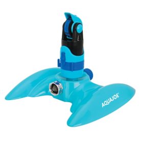 Aqua Joe Turbo Drive 360º Sprinkler with 4 Spray Patterns