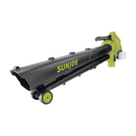 Sun Joe 48-Volt Cordless Leaf Blower Vacuum Mulcher Kit, W/ 2 x 4.0-Ah Batteries + Charger