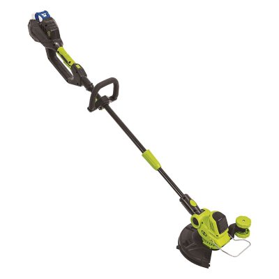 Sun Joe 24-volt 10-in Straight Shaft Battery String Trimmer 2 Ah (Battery  and Charger Included) in the String Trimmers department at