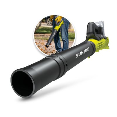 Sun Joe 24V Cordless Compact Turbine Leaf Blower, 2.0-Ah Battery + Charger