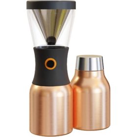 Asobu Portable Cold Brew Coffee Maker + Stainless Steel Carafe