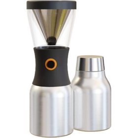 Asobu Portable Cold Brew Coffee Maker + Stainless Steel Carafe