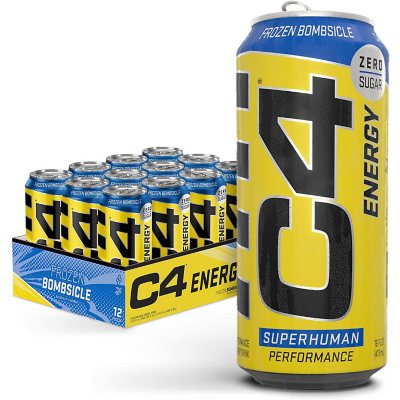 C4 Energy Drink Carbonated Frozen Bombsicle 16 Oz 12 Pk Sam S Club