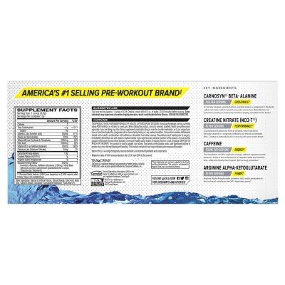 C4 Original Icy Blue Razz 30 Servings 2 Pk Sam S Club