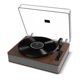 ION Luxe LP Record Player Turntable w/ Built-In Stereo Speakers