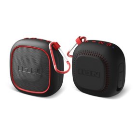 ION Audio Magnet Rocker 2-Pack  Portable Water Resistant Bluetooth Speakers with Quick Mount Magnets		