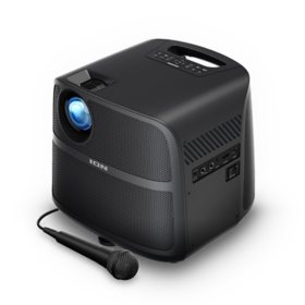 ION Audio Projector Deluxe HD Battery/AC Powered 720P Bluetooth Projector and Speaker