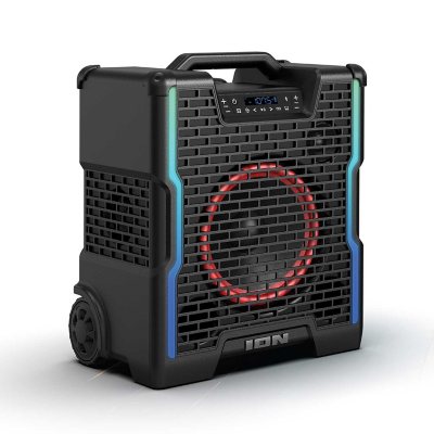 ION Audio Block Rocker Icon - All-Terrain High-Power Speaker System with Lights