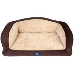 Serta Perfect Sleeper Camel Back Couch Pet Bed Choose Size And