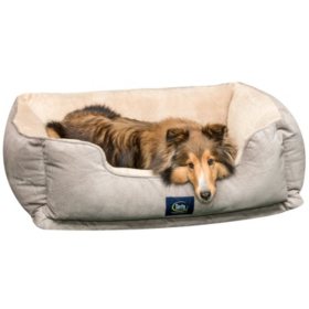 Serta Perfect Sleeper Orthopedic Cuddler Pet Bed, 34" x 24" (Choose Your Color)