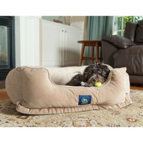 Serta Perfect Sleeper Orthopedic Cuddler Pet Bed, 34" x 24" (Choose Your Color)