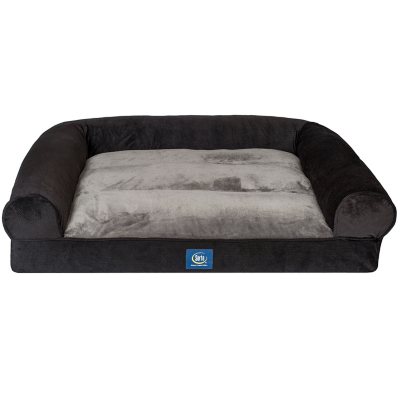 Serta shredded foam hotsell oval couch dog bed