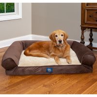 Serta XL Round Bolster Couch Pet Bed 40"x 30" (Choose Your Color)