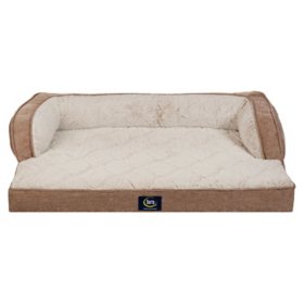 Serta Luxury Sleeper Sofa Pet Bed, Choose Size & Color